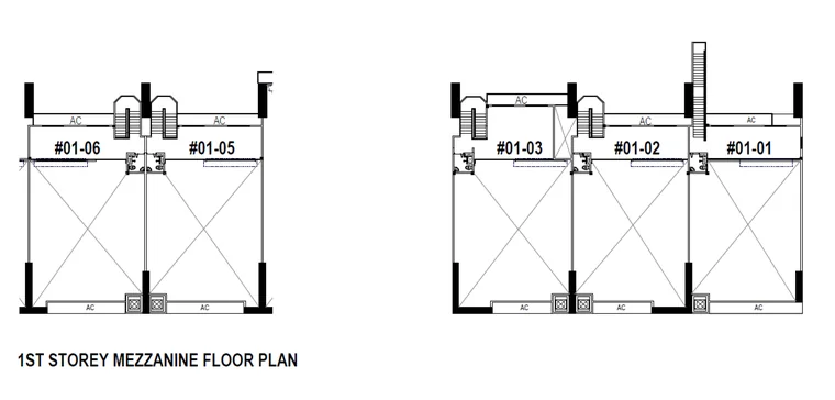 CT FoodNEX 1st Storey — Mezzanine floor plan