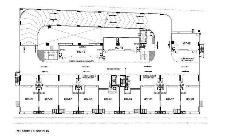 CT FoodNEX 7th Storey — D Unit floor plan