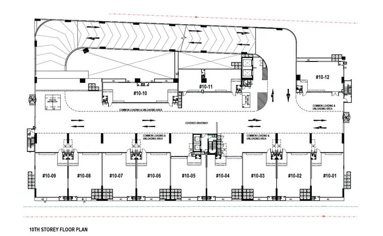 CT FoodNEX 10th Storey — D Unit floor plan