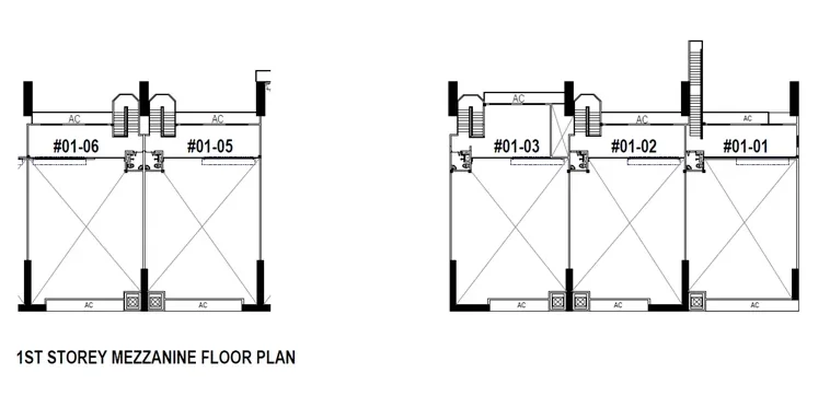 CT FoodNEX 1st Storey — Mezzanine floor plan