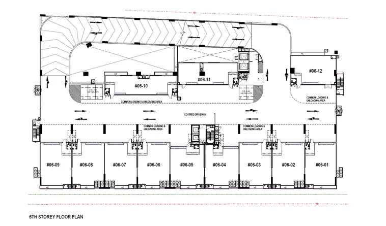 CT FoodNEX 6th Storey — D Unit floor plan