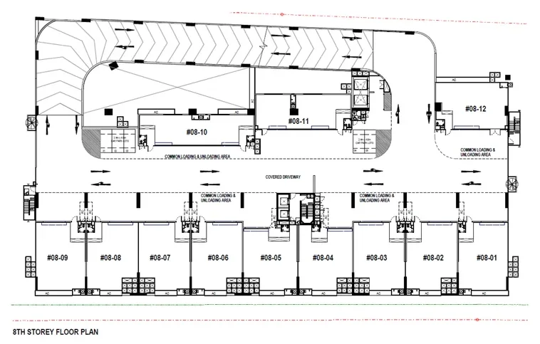 CT FoodNEX 8th Storey — D Unit floor plan